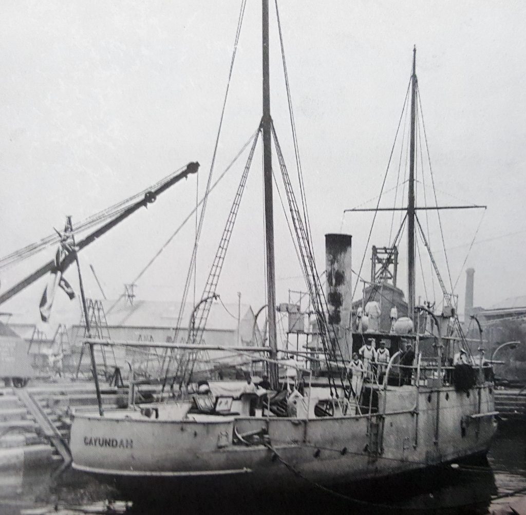 Gayundah at Cockatoo Island for refit